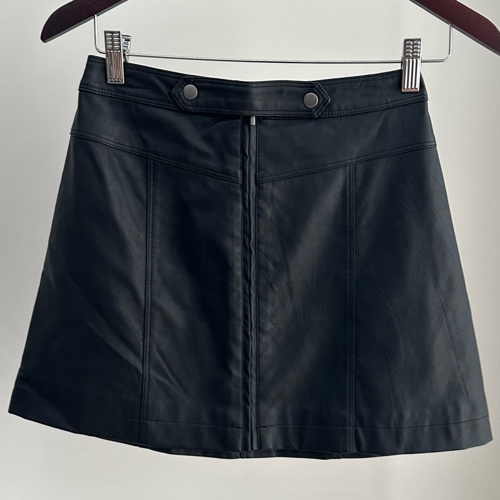 Abercrombie & Fitch Vegan Leather Skirt